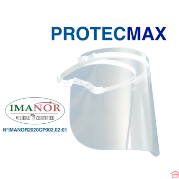 VISIERE PROTECMAX AVEC SUPPORT PLASTIQUE