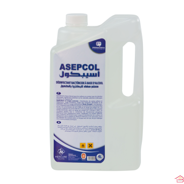 DESINFECTANT BACTERICIDE ALCOOL ASEPCOL 4L