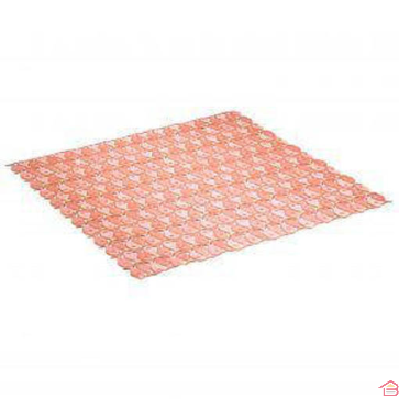 TAPIS DE DOUCHE 54 X 54 CM SAUMON