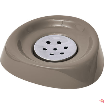 PORTE SAVON POLYPROPYLENE CONIQUE - TAUPE