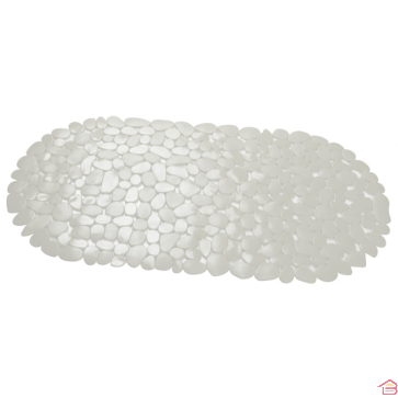 TAPIS FOND DOUCHE ANTIDÉRAPANT MOTIF GALET