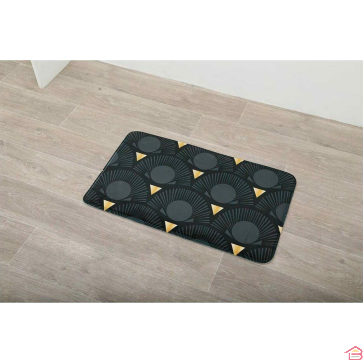 TAPIS MICROFIBRE IMPRIME 45 X 75 CM - GINGKO