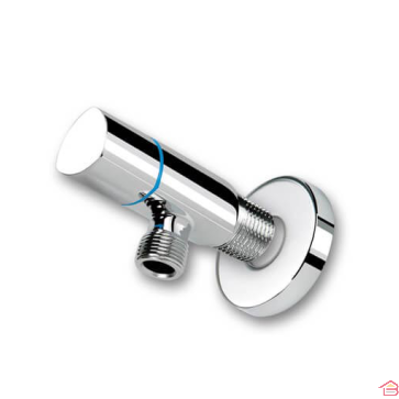 VALVULE ANGLE M1/2''-M3/8'' CHROME PLASTISAN