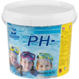 RÉGULATEUR DE PH- EN POUDRE POUR PISCINE 5 KG RÉDUCTEUR DE PH CLARIFIANT DE L'EAU