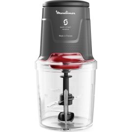 HACHOIR ÉLECTRIQUE MOULINEX GRIS EASYPRESS 600 W AVEC BOL 0,5 LITRE ET 4 LAMES EN ACIER INOXYDABLE