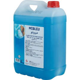 ÉCLAIRCISSANT ET ALGICIDE POUR EAU DE PISCINE 5 Kg MIBLUE TRAITEMENT CLARIFIANT ET BACTÉRICIDE