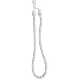 EMBRASSE DE RIDEAU EN CORDE TRESSÉE BLANCHE CÂBLE RAYONNÉ PETIT MODÈLE ACCESSOIRE DÉCORATIF