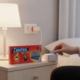RECHARGE DE 20 PASTILLES ANTI-MOUSTIQUES ZENTEK POUR DIFFUSEUR ÉLECTRIQUE PROTECTION JUSQU’À 10 HEURES
