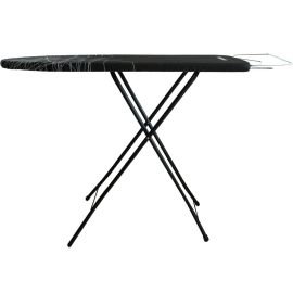 TABLE À REPASSER MÉTAL ARGENTA BLACK 110 X 32 CM AVEC SUPPORT FER TAURUS