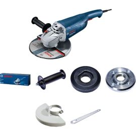 MEULEUSE ANGULAIRE PROFESSIONNELLE 2200 W BOSCH GWS 2200 DIAMÈTRE 230 MM