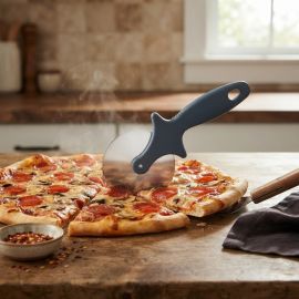COUPE-PIZZA FELIX 20 CM AVEC LAME EN ACIER INOXYDABLE ET MANCHE EN PLASTIQUE