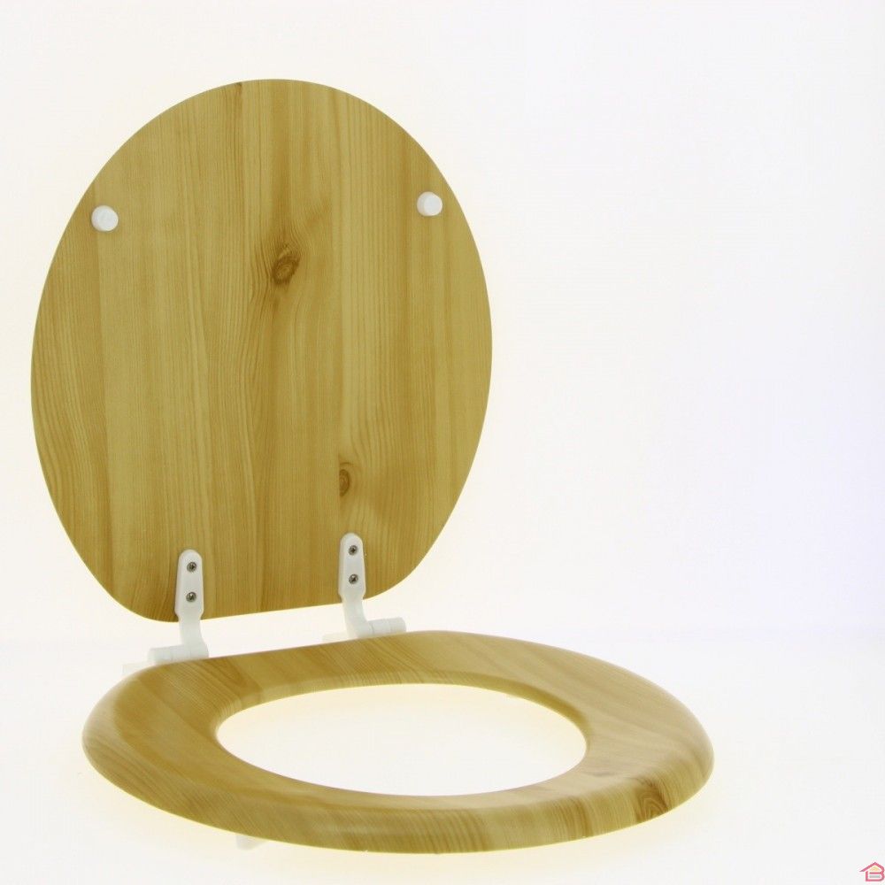 Abattant wc imitation bois shop