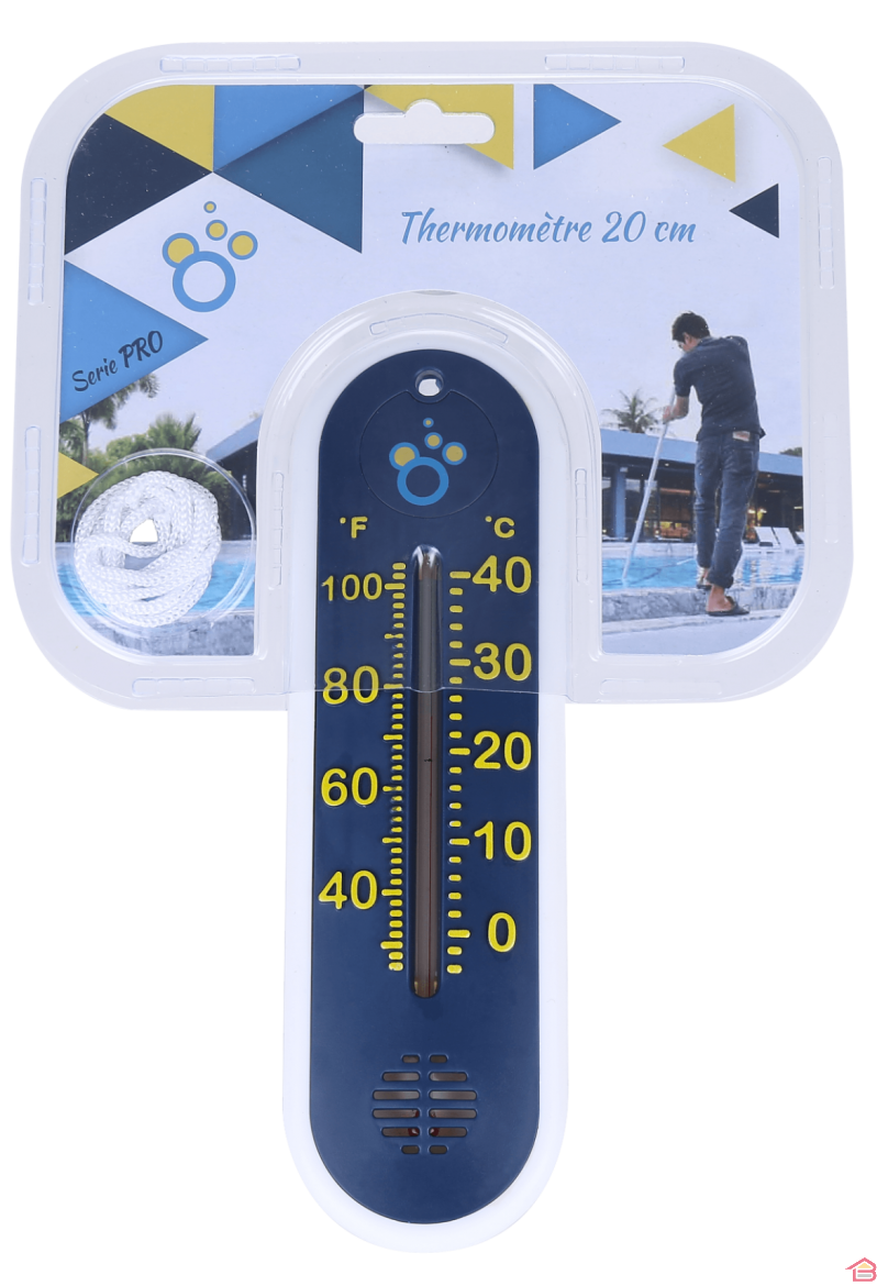 Thermomètre mural mini maxi, Entretien Infirmerie Sauvetage Sécurité,  Entretien piscine