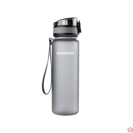 BOUTEILLE FILTRANTE AQUAPHOR EN TRITAN 500MI GRIS