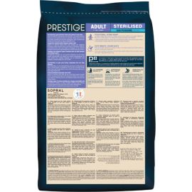 CROQUETTES POUR CHAT ADULTE STÉRILISÉ AU POISSON 2 KILOGRAMMES PRESTIGE PRO NUTRITION
