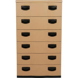 MEUBLE DE RANGEMENT 6 TIROIRS HAUTE RÉSISTANCE MAJESTIC AVEC ORGANISATEUR MULTI NIVEAUX