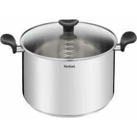 MARMITE EN INOX + COUVERCLE EN VERRE 28 CM PRIMARY TEFAL