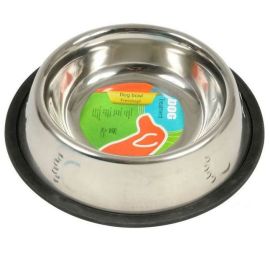 GAMELLE POUR CHIEN À RELIEF EN INOX 250 ML