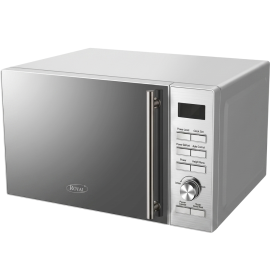 FOUR À MICRO-ONDES AVEC GRILL 20 LITRES 900 WATTS COMMANDES NUMÉRIQUES SILVER ROYAL