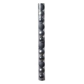 BOULE DE NOËL DIAM 5CM X12PCS - COLORIS ARGENT