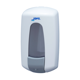 DISTRIBUTEUR DE SAVON BLANC 900 ML AITANA