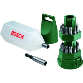 ASSORTIMENT D’EMBOUTS DE VISSAGE 25 PIÈCES L25 BOSCH AVEC PORTE-EMBOUT MAGNÉTIQUE