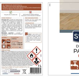 DÉCAPANT CIRE EXTRA FORT STARWAX POUR PARQUETS CIRÉS ET MEUBLES EN BOIS 1 LITRE