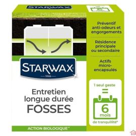 ENTRETIEN LONGUE DURÉE 6 MOIS FOSSES SEPTIQUES 500G