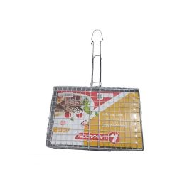 GRILLE VIANDE GRAND MODÈLE BOMBÉE AVEC PINCE LAMACOM