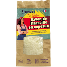 COPEAUX DE SAVON DE MARSEILLE NATUREL 750 G POUR LESSIVE MAISON STARWAX FABULOUS