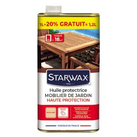 HUILE PROTECTRICE POUR TECK ET BOIS EXOTIQUES 1 L+20 %