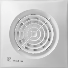 EXTRACTEUR AÉRATEUR SILENCIEUX MURAL SILENT 100 CZ 230V BLANC AVEC CLAPET ANTI-RETOUR