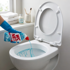GEL NETTOYANT ET DÉSODORISANT POUR TOILETTES PARFUM FRAÎCHEUR OCÉANE 750 ML WC NET