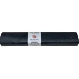 LOT DE 20 SACS POUBELLE GRIS FONCÉ HAUTE RÉSISTANCE 130 L