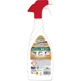 NETTOYANT MULTI SURFACES DÉGRAISSANT AU SAVON NOIR EN SPRAY 650 ML CAROLIN