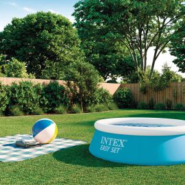 PISCINE GONFLABLE AUTOPORTANTE RONDE EASY SET 1,83 X 0,51 MÈTRE POUR ENFANTS ET JARDIN INSTALLATION RAPIDE INTEX