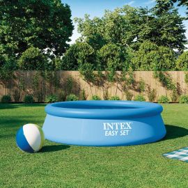 PISCINE GONFLABLE AUTOPORTANTE EASY SET RONDE 3,05 X 0,76 MÈTRE AVEC POMPE DE FILTRATION INTEX JARDIN FAMILLE