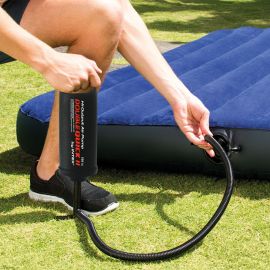 POMPE À MAIN DOUBLE ACTION POUR GONFLAGE ET DÉGONFLAGE DE PRODUITS GONFLABLES 36 CENTIMÈTRES