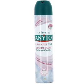 DÉSINFECTANT D'AIR FRAICHEUR FLEURS BLANCHES 300ML SANYTOL