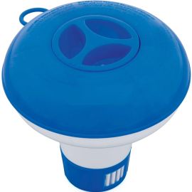 DOSEUR FLOTTANT POUR PASTILLES DE CHLORE ET BROME 20 GRAMMES POUR PISCINE SPA ET JACUZZI