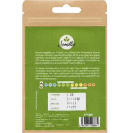 SACHET DE GRAINES DE HARICOT NAIN NOIR YIN ET YANG POUR POTAGER ET CULTURE AU JARDIN