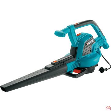 SOUFFLEUR ET ASPIRATEUR DE FEUILLES ÉLECTRIQUE GARDENA ERGOJET 3000W AVEC BROYEUR ET SAC DE RAMASSAGE 45L
