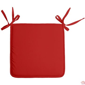 GALETTE DE CHAISE ROUGE 38X30 CM