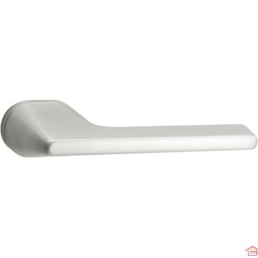 POIGNÉE DE PORTE BLOOM FINITION NICKEL SATINÉ À CYLINDRE