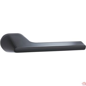 POIGNÉE DE PORTE BLOOM NOIRE À CYLINDRE