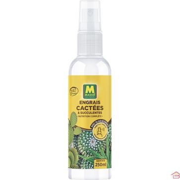 ENGRAIS FOLIAIRE POUR CACTÉES ET PLANTES SUCCULENTES 250 ML PRÊT À L'EMPLOI UTILISABLE EN AGRICULTURE BIOLOGIQUE