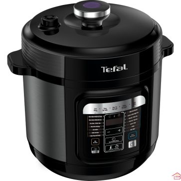 COCOTTE ÉLECTRIQUE MULTIFONCTION GRANDE CAPACITÉ 6 LITRES NOIRE TEFAL HOME CHEF