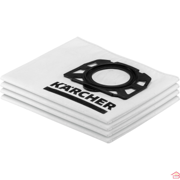SACS FILTRANTS NON TISSÉ HAUTE RÉSISTANCE POUR ASPIRATEUR EAU ET POUSSIÈRE COMPATIBLES KARCHER FILTRATION RENFORCÉE KFI 357