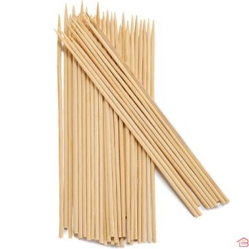 SET DE 85 BROCHETTES EN BAMBOU NATUREL 20 CM