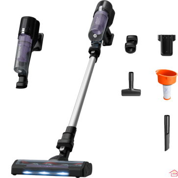 ASPIRATEUR BALAI SANS FIL MULTISURFACES AVEC BATTERIE LITHIUM-ION 40 MINUTES D'AUTONOMIE ROWENTA X-PERT 5.80